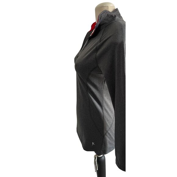 Danskin Now Semi Fitted Grey Active Shirt Sz Small Long Sleeve Grey - Picture 9 of 9